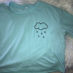 Rain Cloud Crop Top